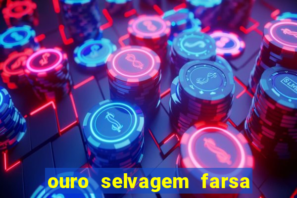 ouro selvagem farsa ouro selvagem o que aconteceu